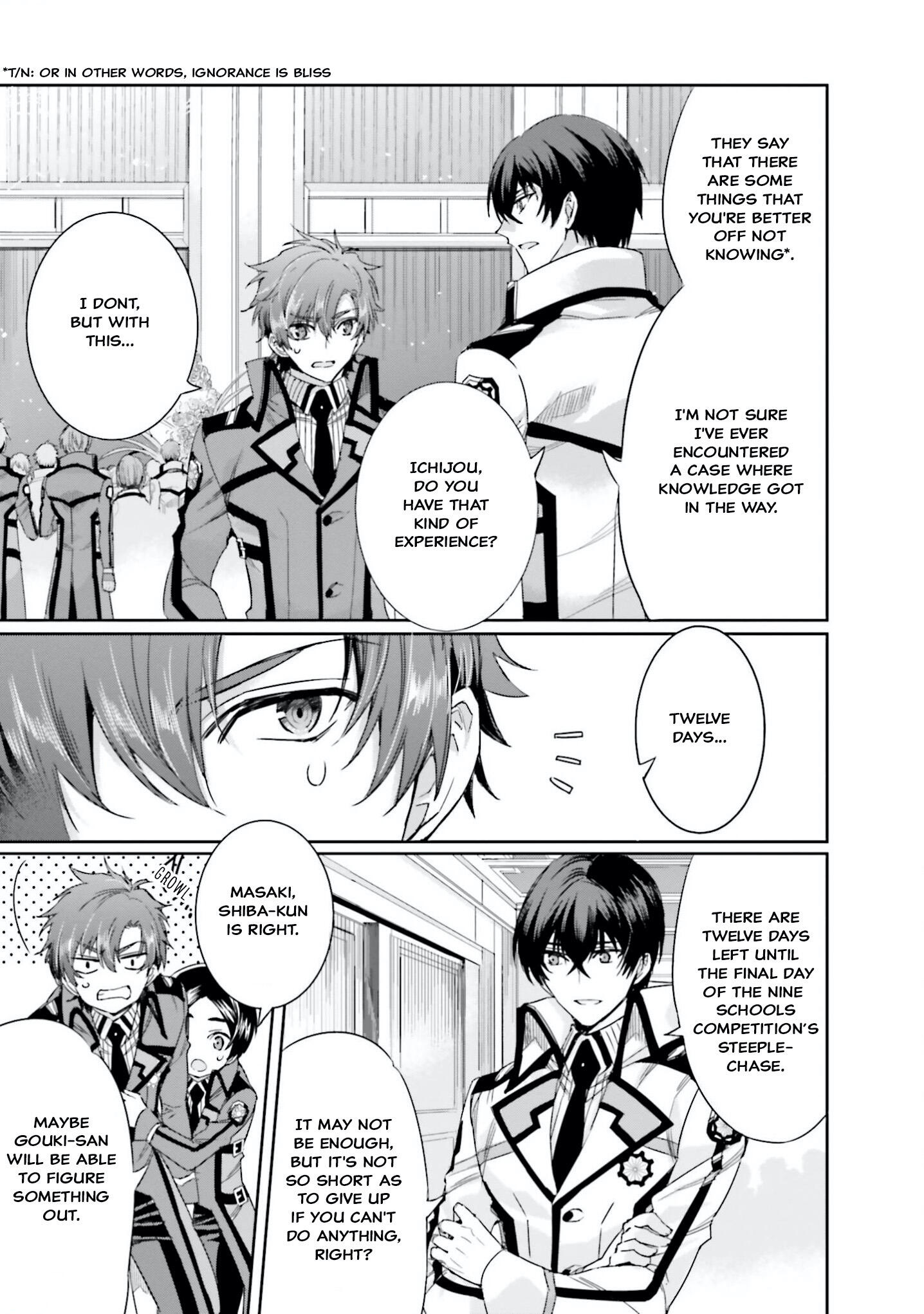 Mahouka Koukou no Rettousei - Steeplechase-hen Chapter 9 7